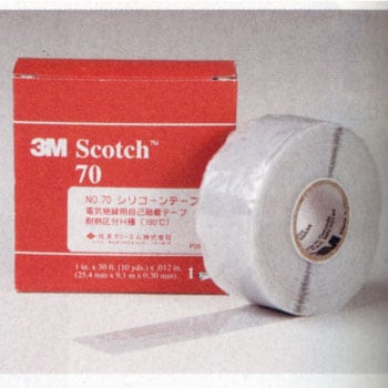 70 スコッチ シリコン自己融着テープ 1巻 スリーエム(3M) 【通販