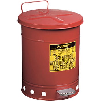 フルオーダー 防火・耐火ゴミ箱 オイリーウエスト缶 J09700 ジャスト