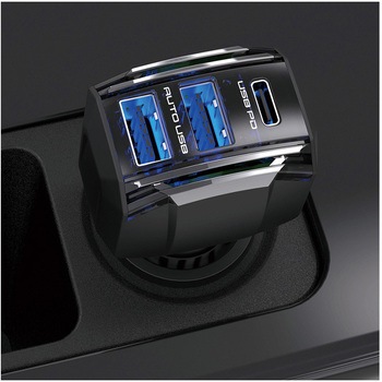 DC-44W USB 3ポート PD20W 自動判定 カシムラ
