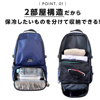 保冷温スペース付レジャーリュック アイメディア