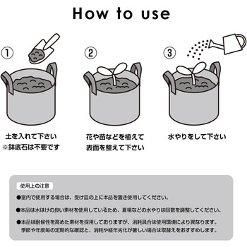 不織布プランター 2個組 アイメディア