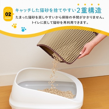 猫砂飛び散り防止マット アイメディア