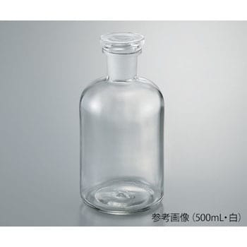 試薬瓶 10000mL 細口 白 1個-