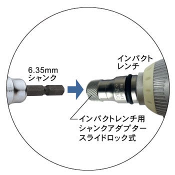 EPW-3N シャンクアダプター(スライドロック式) 1個 トップ工業 【通販