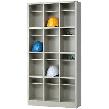 ヘルメットスマート収納庫 中棚付 HMTSシリーズ アズワン