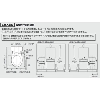 ユニットバス用温水洗浄便座 サンウォッシュ(貯湯式) アサヒ衛陶