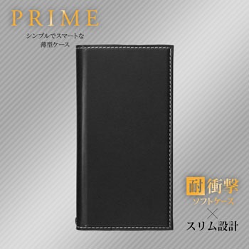 LP-XPXC2LPBK Xperia(TM) XZ2 Compact SO-05K 薄型PUレザーフラップ