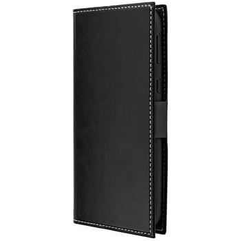 シンプルスマホ4 SoftBank 薄型PUレザーフラップケース「PRIME」 ストラップホール付 スタンド機能 LEPLUS