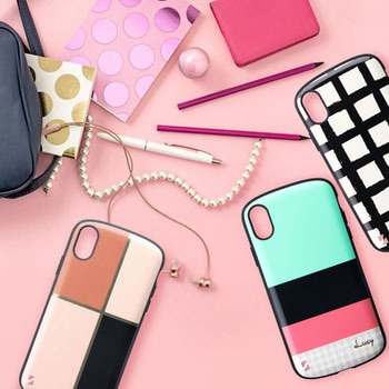 iPhone XR 耐衝撃ハイブリッドケース「PALLET Katie」 ストラップホール付 LEPLUS
