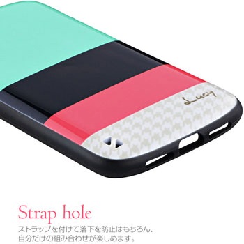 iPhone XR 耐衝撃ハイブリッドケース「PALLET Katie」 ストラップホール付 LEPLUS