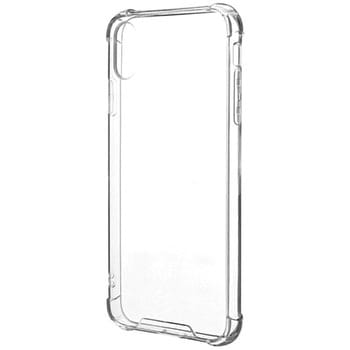 iPhone XS Max 「剛柔」 耐傷・耐衝撃ケース「ハイブリッドクリア」 クリア LEPLUS
