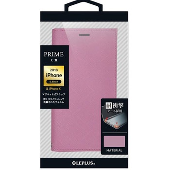 LP-IPSRLPLPK iPhone XS/iPhone X  ���^PU���U�[�t���b�v�P�[�X�uPRIME�v �X�g���b�v�z�[���t �X�^���h�@�\ LEPLUS �蒠�^ 33400999