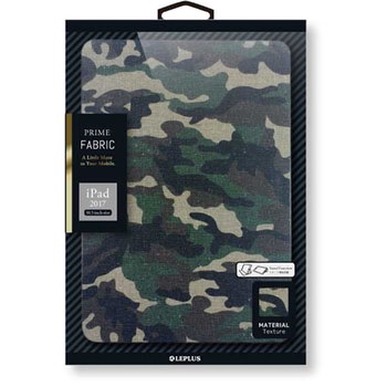 LP-IPP10LFCF iPad Pro 10.5�C���` ���^�t�@�u���b�N�P�[�X �uPRIME Fabric�v �X�^���h�@�\ LEPLUS �蒠�^ 33401385