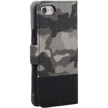Iphone 8 7 カモフラージュ柄フラップケース Camouflage グレー ブラック Leplus Iphoneケース 通販モノタロウ Lp I7sfcfgybk