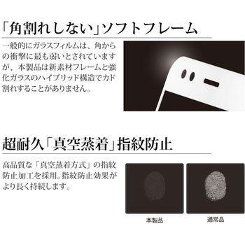 ZenFone(TM) 4ガラスフィルム 「GLASS PREMIUM FILM」 3Dハイブリッド高光沢/[G2] 0.20mm LEPLUS