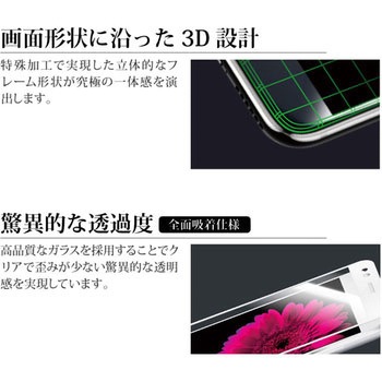 ZenFone(TM) 4ガラスフィルム 「GLASS PREMIUM FILM」 3Dハイブリッド高光沢/[G2] 0.20mm LEPLUS