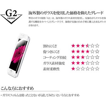 ZenFone(TM) 4ガラスフィルム 「GLASS PREMIUM FILM」 3Dハイブリッド高光沢/[G2] 0.20mm LEPLUS