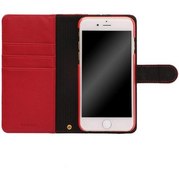 iPhone 6 iPhone 6s ファブリックデザインケース「BOOK Fabric」 スタンド機能 LEPLUS