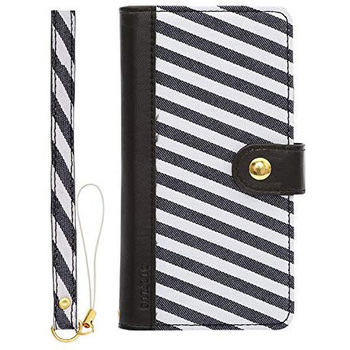 iPhone 6 iPhone 6s ファブリックデザインケース「BOOK Fabric」 スタンド機能 LEPLUS