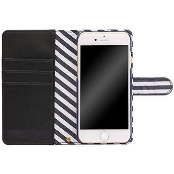iPhone 6 iPhone 6s ファブリックデザインケース「BOOK Fabric」 スタンド機能 LEPLUS