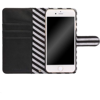iPhone 6 iPhone 6s ファブリックデザインケース「BOOK Fabric」 スタンド機能 LEPLUS