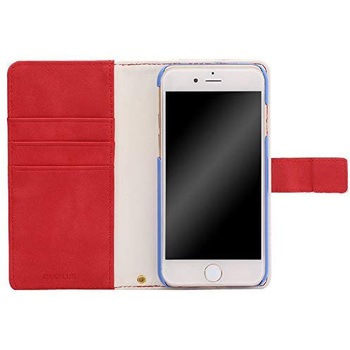 iPhone 6 iPhone 6s ファブリックデザインケース「BOOK Fabric」 スタンド機能 LEPLUS