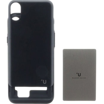 iPhone X【+U】Kyle/Slide式カード収納ハイブリットケース 薄型 LEPLUS