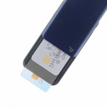 iPhone X【+U】Kyle/Slide式カード収納ハイブリットケース 薄型 LEPLUS
