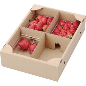 L-2226 いちご300g×4Pサービス箱 ヤマニパッケージ 果物・フルーツ 
