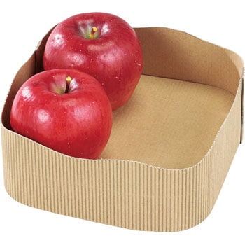 ウェーブトレー 185角丸 クラフト ヤマニパッケージ