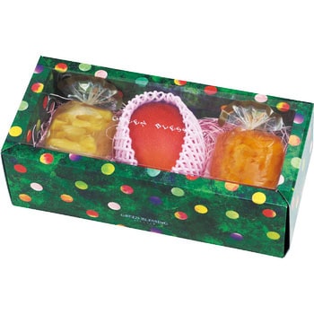 みどりのめぐ実 3P グリーン - ヤマニパッケージ