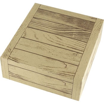 フルーツギフト 茶 木目 ミニ ヤマニパッケージ