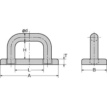 船用アイプレート D型 コンドーテック