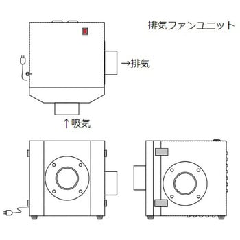 卓上型シングルセット アームダクト 1個 アズワン 【通販サイトMonotaRO】