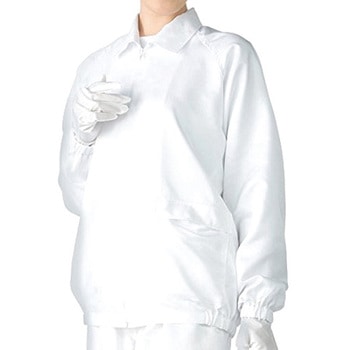 無塵衣AS203C(男女兼用上衣)[CL10000] - アズワン