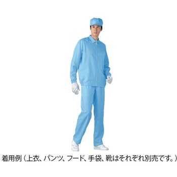 無塵衣AS304A(男子パンツ)[CL10000] アズワン