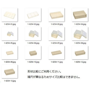 持続性透明帯電防止ケース アズワン