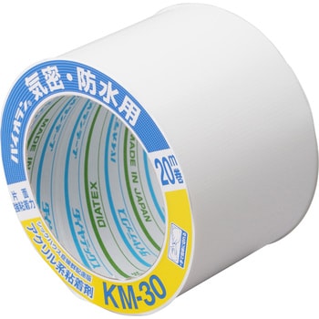 KM-30-WH パイオラン(TM)テープ 気密防水用(片面) KM-30 1巻 ダイヤ