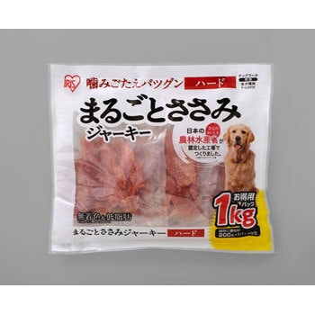 P-IJ-H1K まるごとささみジャーキー 1個(1kg) アイリスオーヤマ 【通販