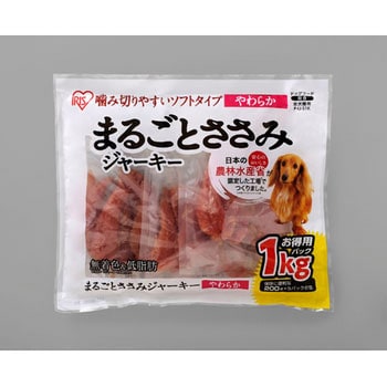 P-IJ-S1K まるごとささみジャーキー 1個(1kg) アイリスオーヤマ 【通販