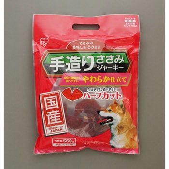 国産手造りささみジャーキーやわらかハーフカット アイリスオーヤマ