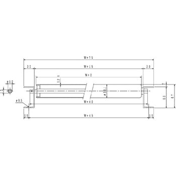 スチールローラコンベヤ TG-3812 Takahashi