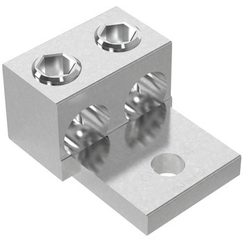 アルミ製メカニカルコネクター 1穴2バレルラグ PANDUIT(パンドウイット)