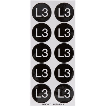 PESS-E-L3 ���̎��ʃ��x�� PANDUIT(�p���h�E�C�b�g) 33570067