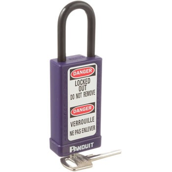 PSL-8PU-LB 非導体パドロック(錠前) 本体 PANDUIT(パンドウイット) 33572928