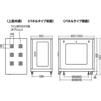 19インチサーバーラック ノーマルタイプ サンワサプライ