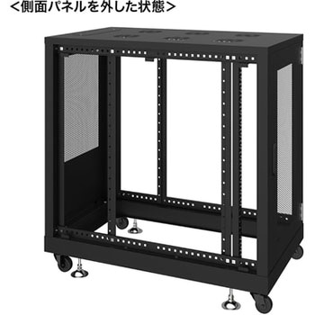 19インチサーバーラック メッシュタイプ サンワサプライ