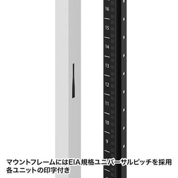 19インチサーバーラック パネルなしタイプ サンワサプライ