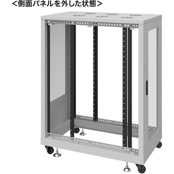 19インチサーバーラック メッシュタイプ サンワサプライ