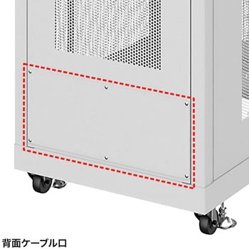 19インチサーバーラック メッシュタイプ サンワサプライ